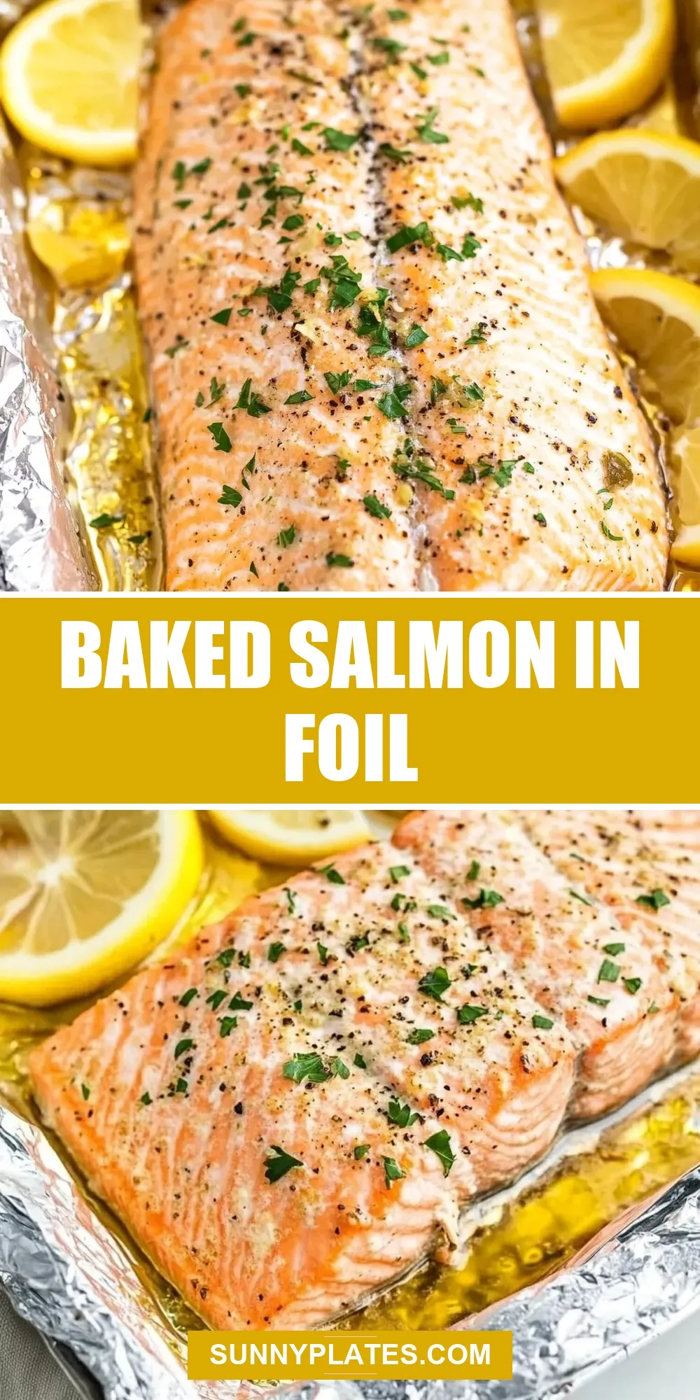 Easy Baked Salmon In Foil Recipe