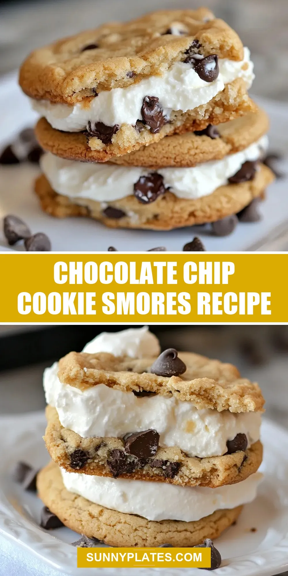Chocolate Chip Cookie Smores Recipe