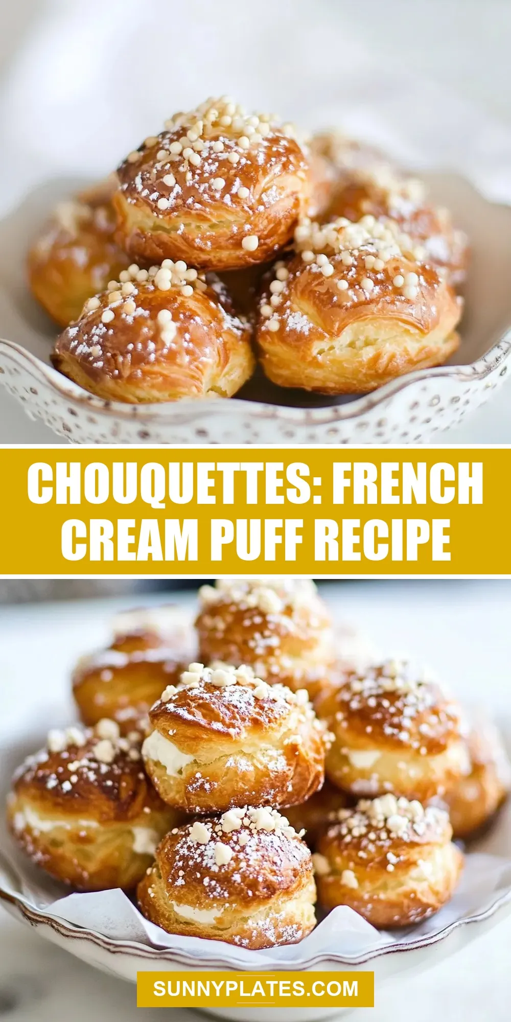 Chouquettes: French Cream Puff (Savory & Delicious)