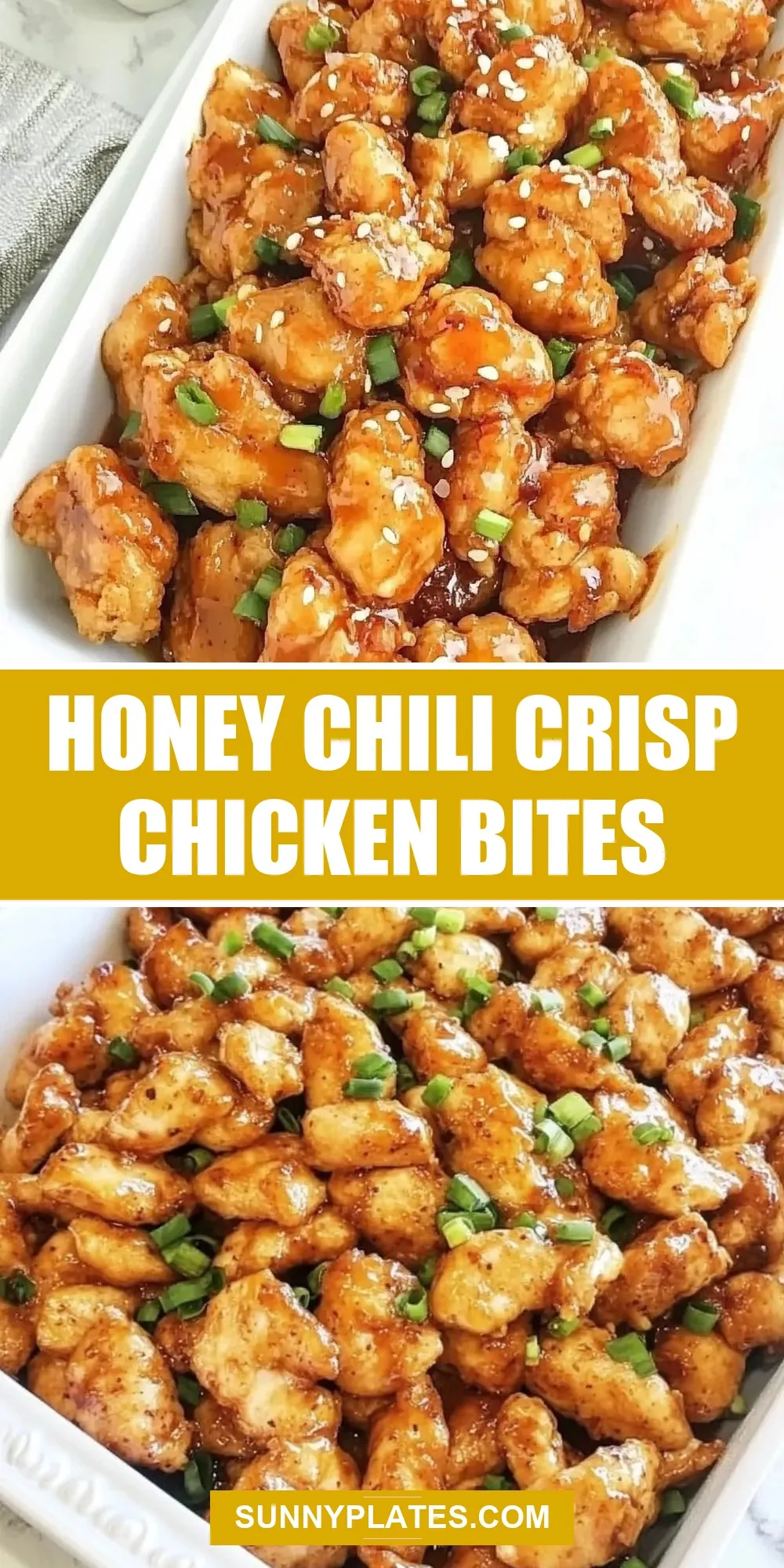 Honey Chili Crisp Chicken Bites Recipe