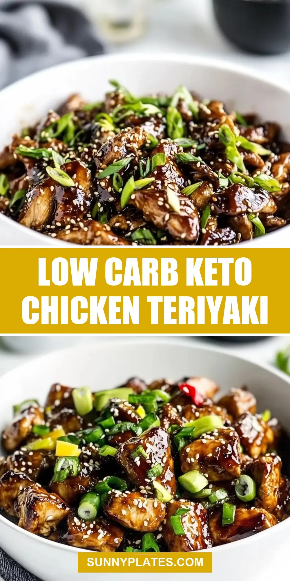 Homemade Low Carb Keto Chicken Teriyaki