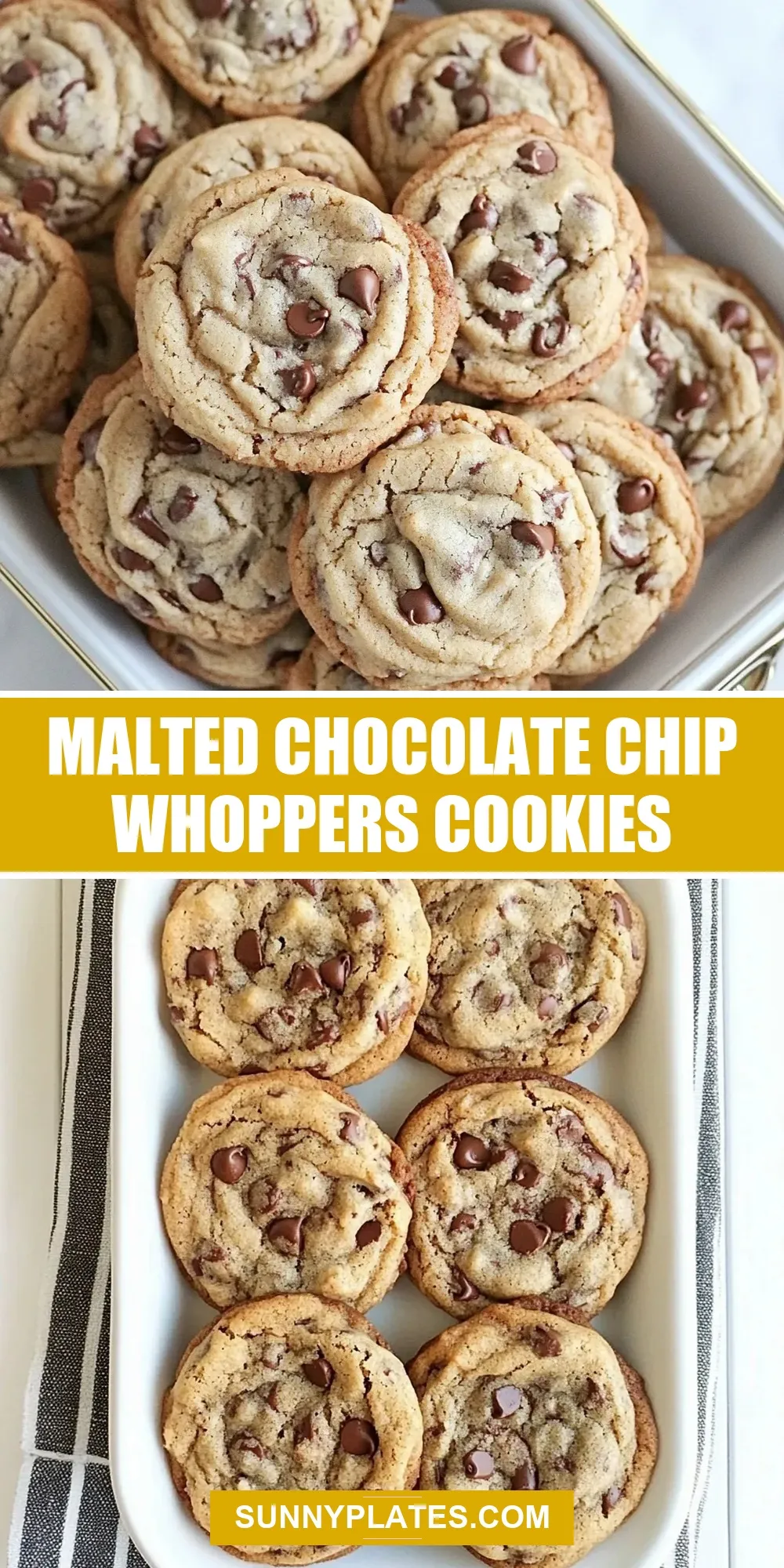The Best Malted Chocolate Chip Whoppers Cookies