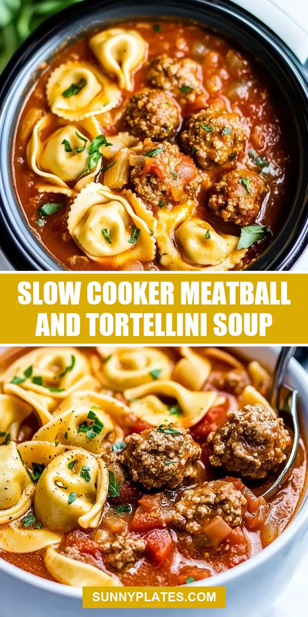 Slow Cooker Meatball And Tortellini Soup Recipe
