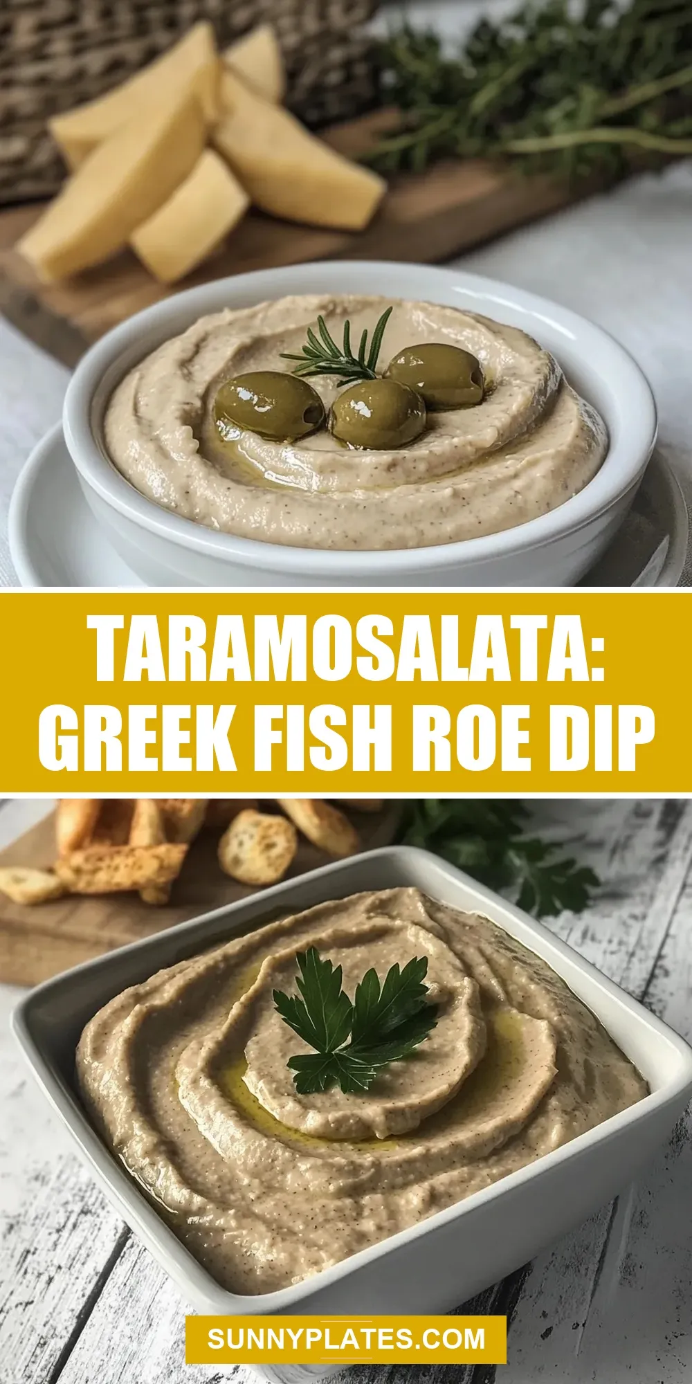 Quick Taramosalata: Greek Fish Roe Dip