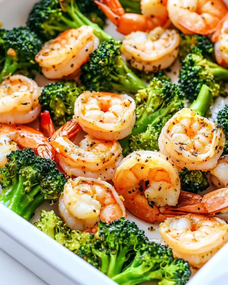 Easy 10-Minute Lemon Butter Shrimp and Broccoli photo