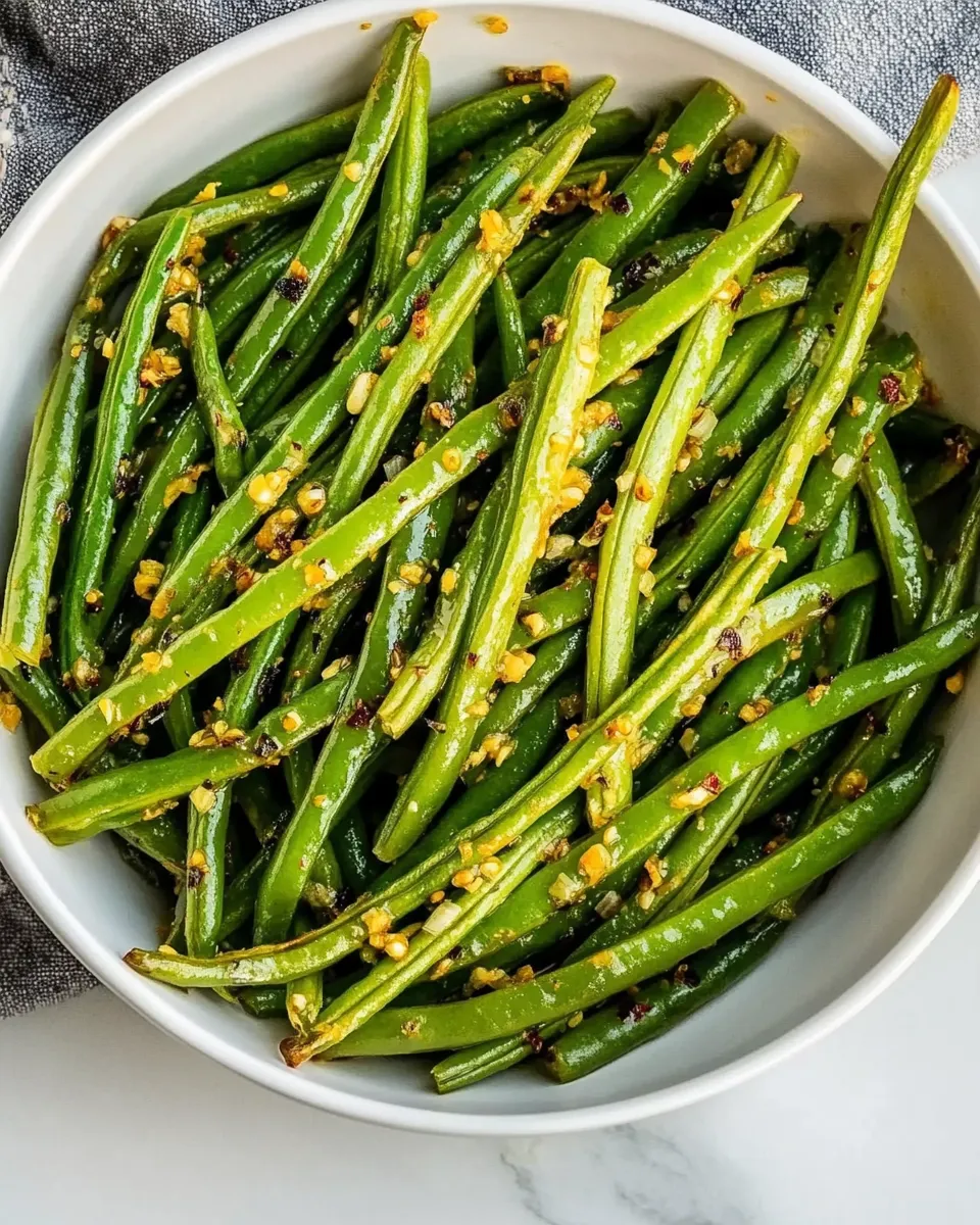 Quick 15-Minute Garlic Green Beans recipe photo