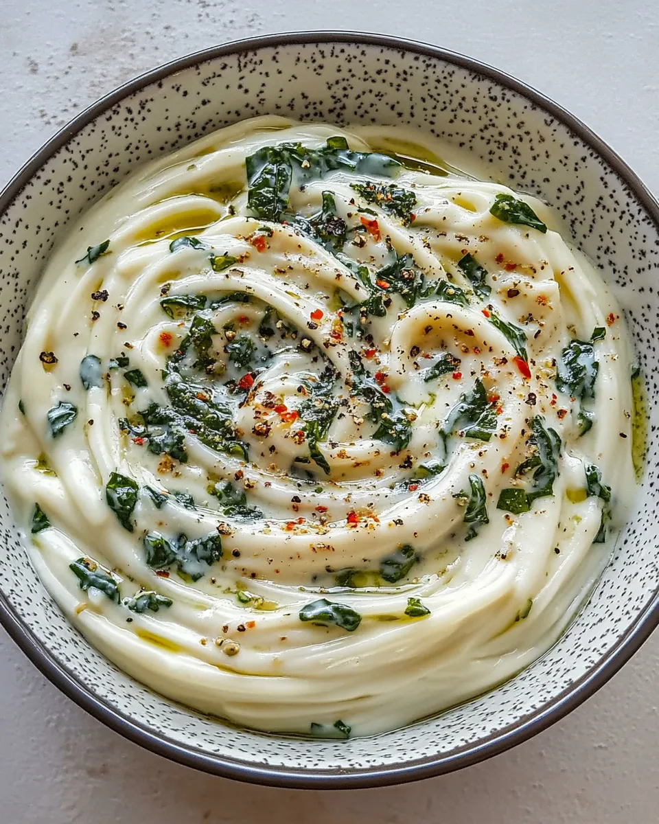 Delicious 15-min Cashew Alfredo Sauce (Oil-free, Vegan) image