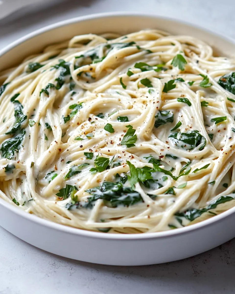 Quick 15-min Cashew Alfredo Sauce (Oil-free, Vegan) recipe photo