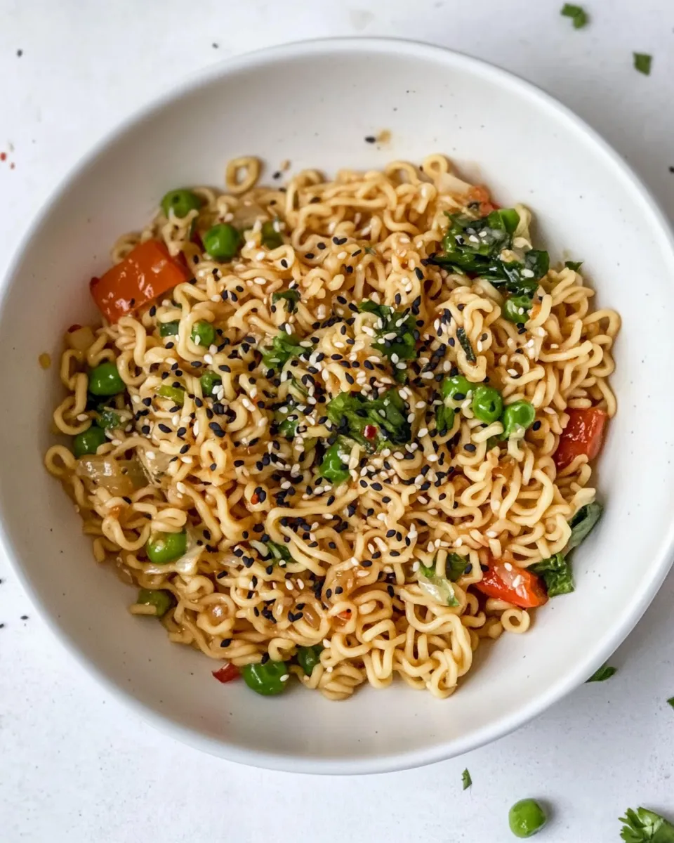 Classic 15 Minute Sesame Ramen Noodles. dish image