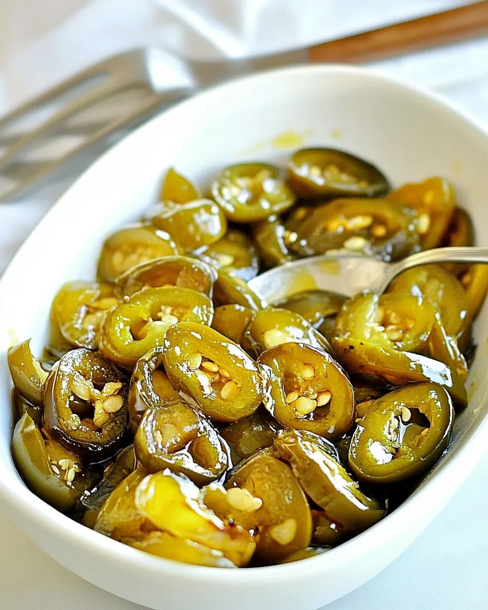 Delicious 2-Ingredient Candied Jalapeos: Sweet, Spicy, and Irresistible recipe photo