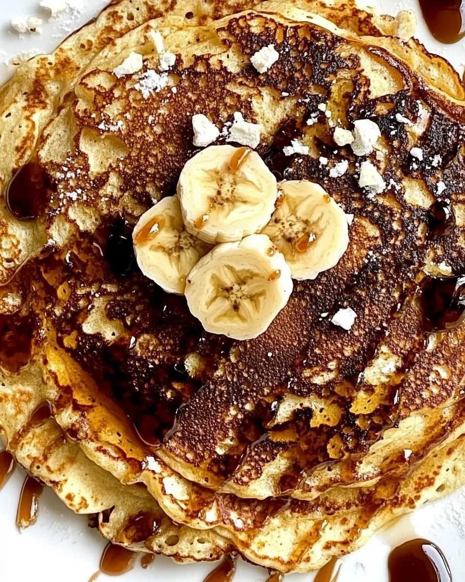 Quick 2 Ingredient Banana Pancakes image