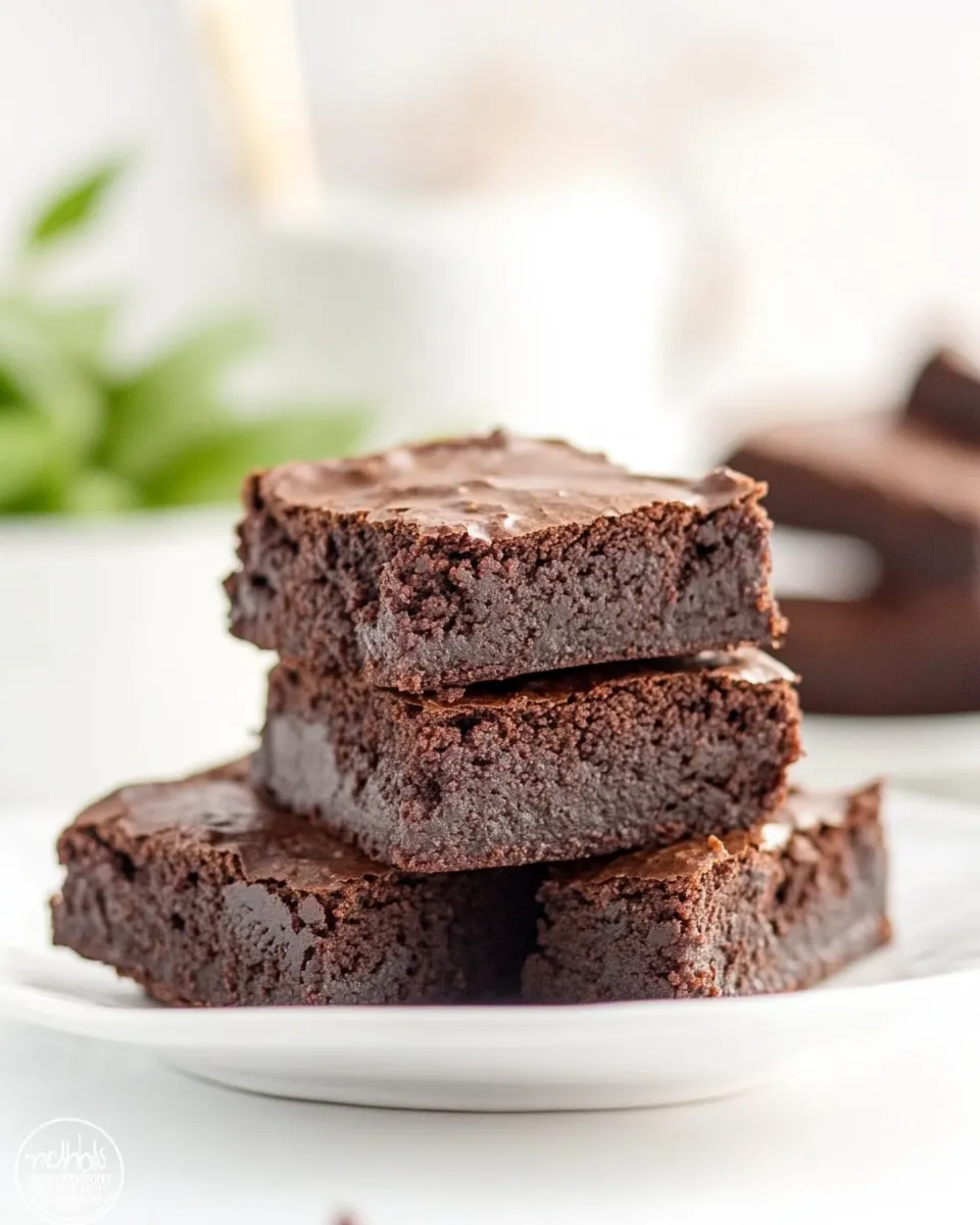 Delicious 3-Ingredient Nutella Brownies image