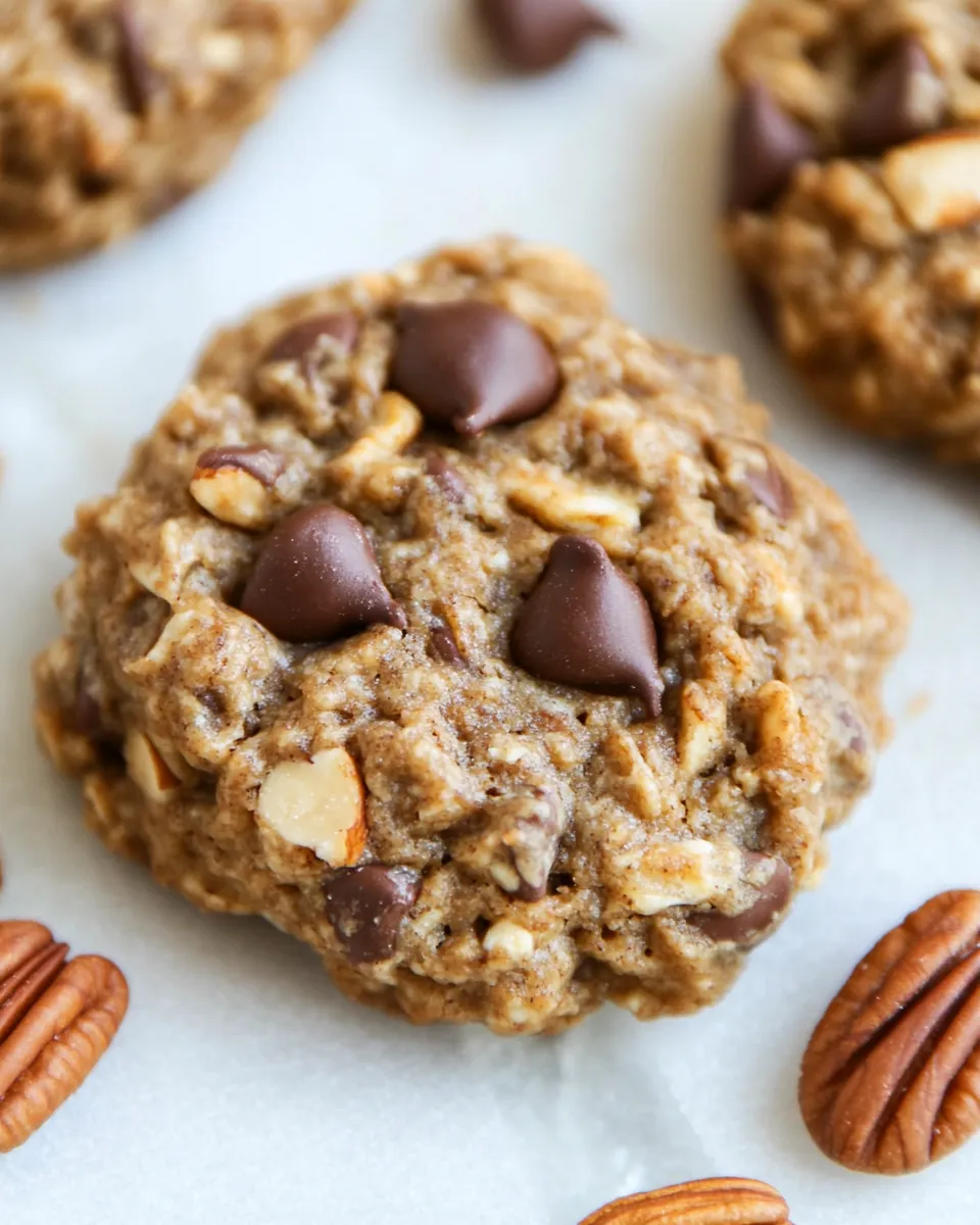 Easy 3-Ingredient Nutty Banana Cookies photo