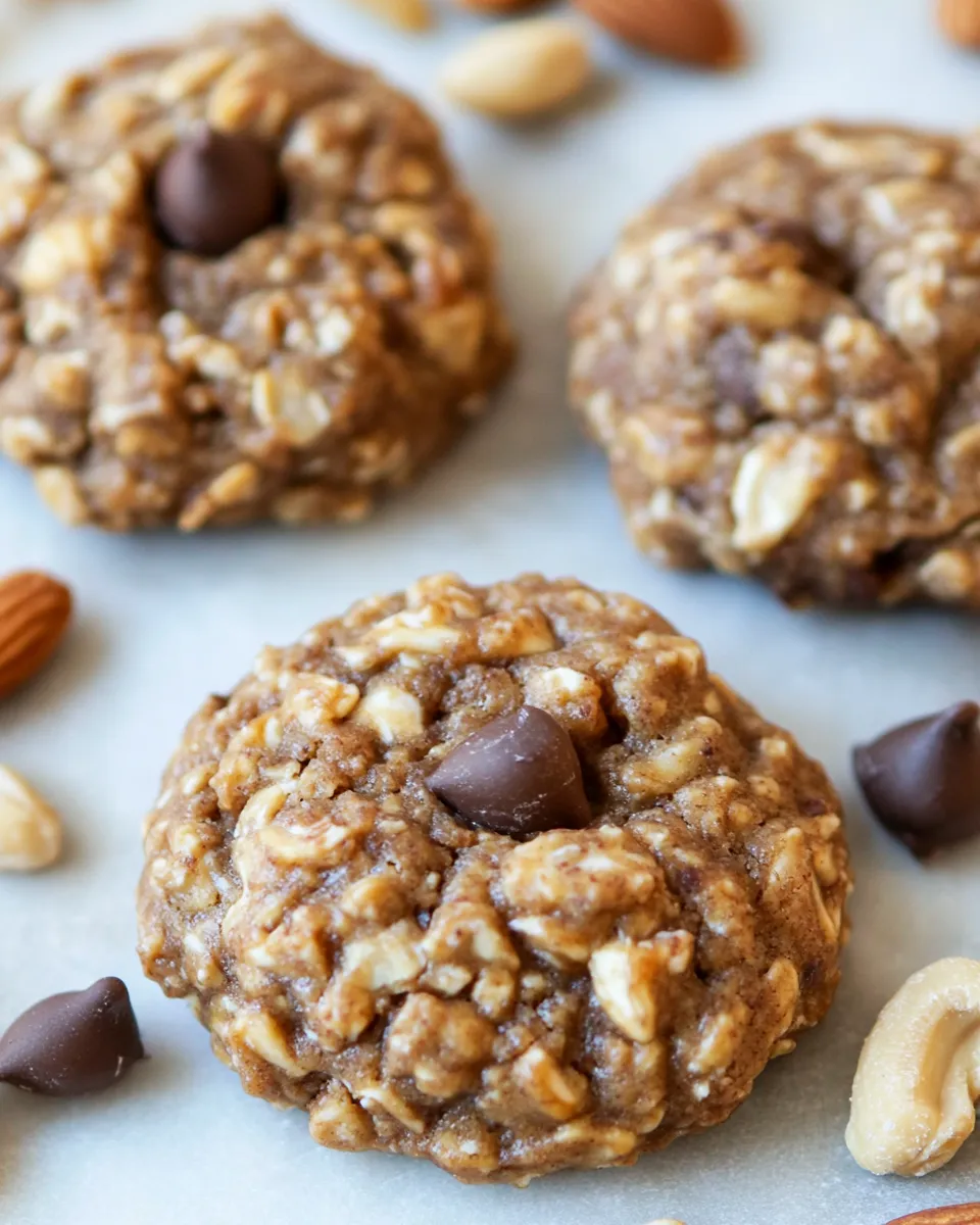 Homemade 3-Ingredient Nutty Banana Cookies recipe photo