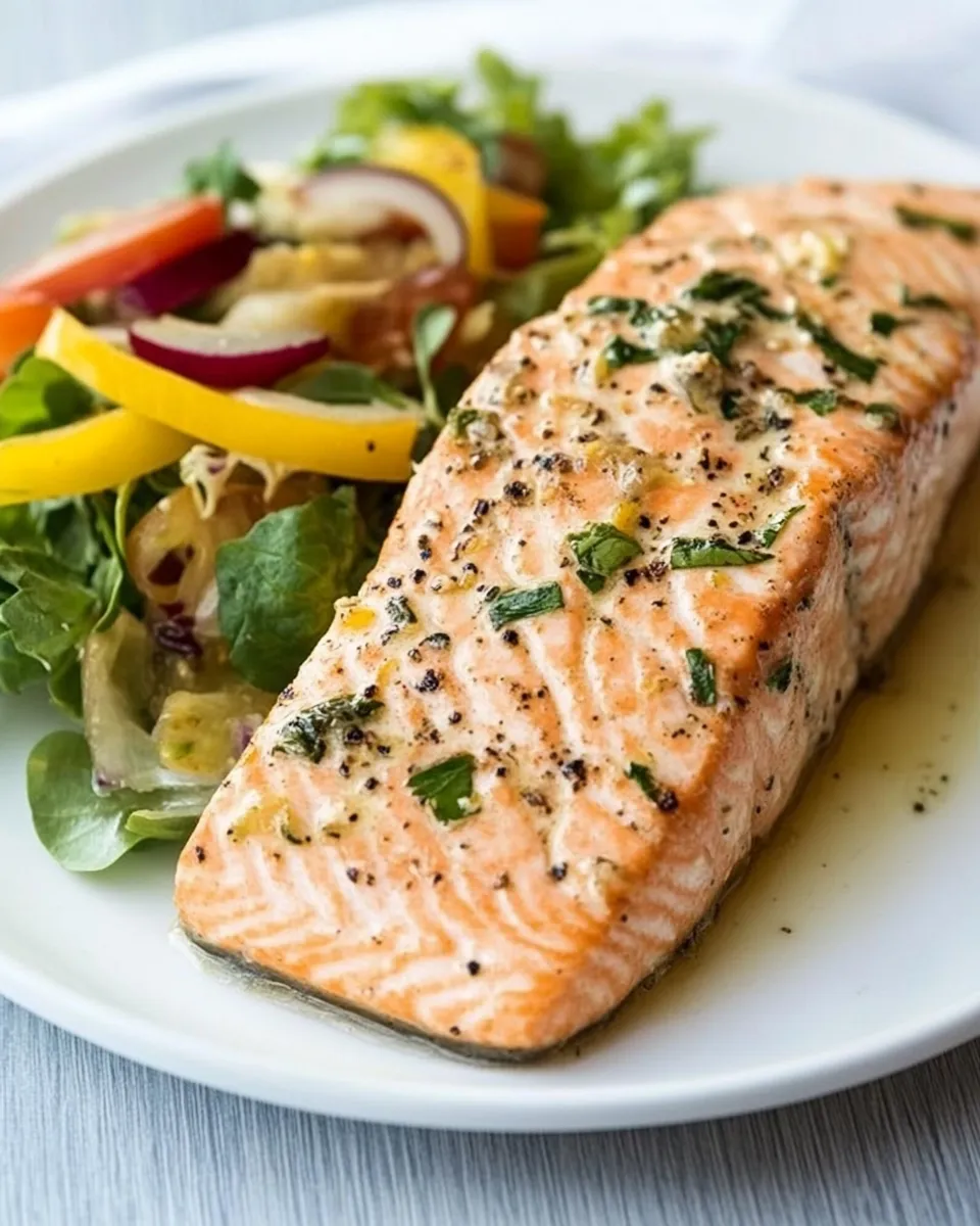 Healthy 3-Ingredient Tender Broiled Salmon recipe photo