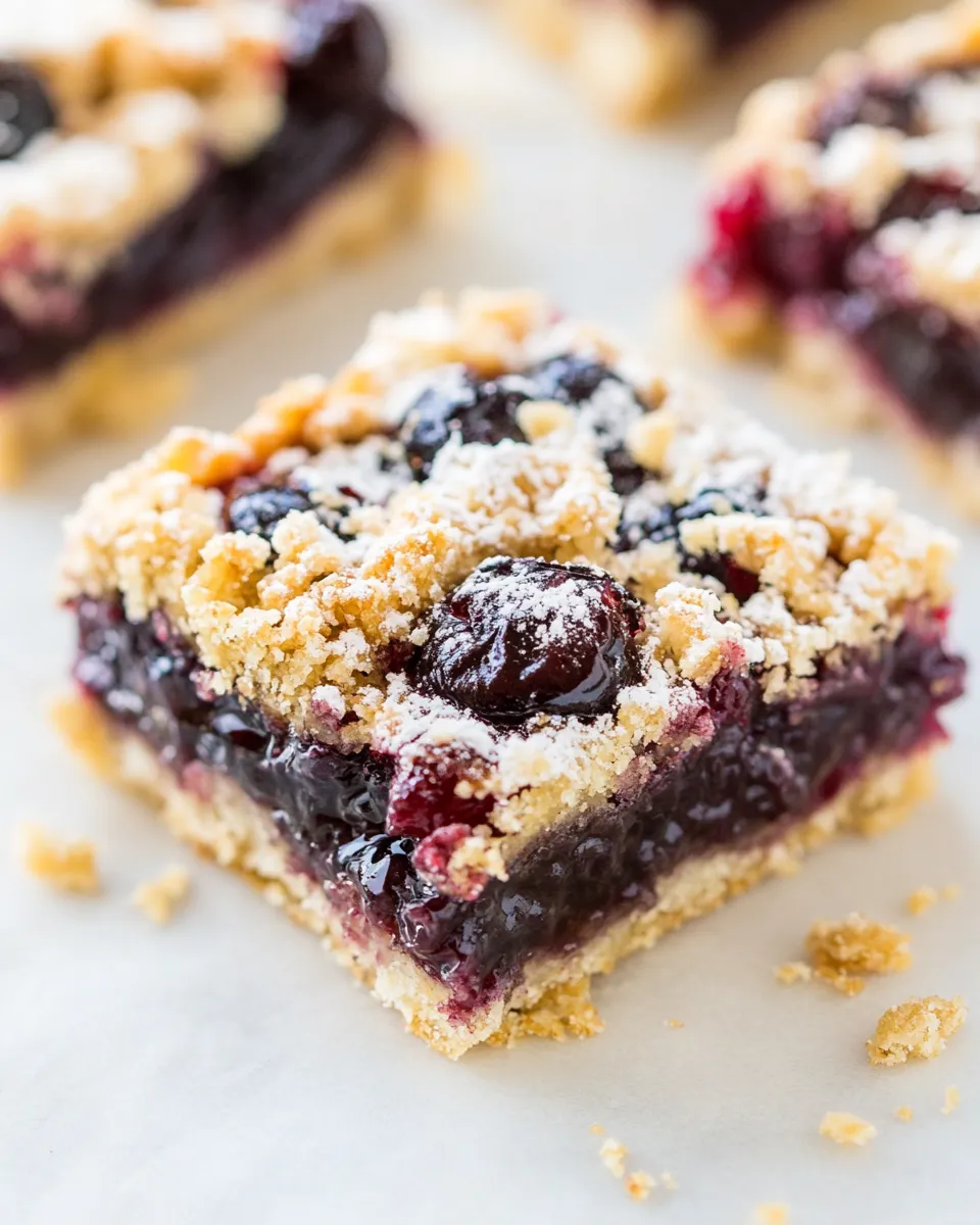 Delicious 5-Ingredient Low-Carb Cherry Pie Bars image