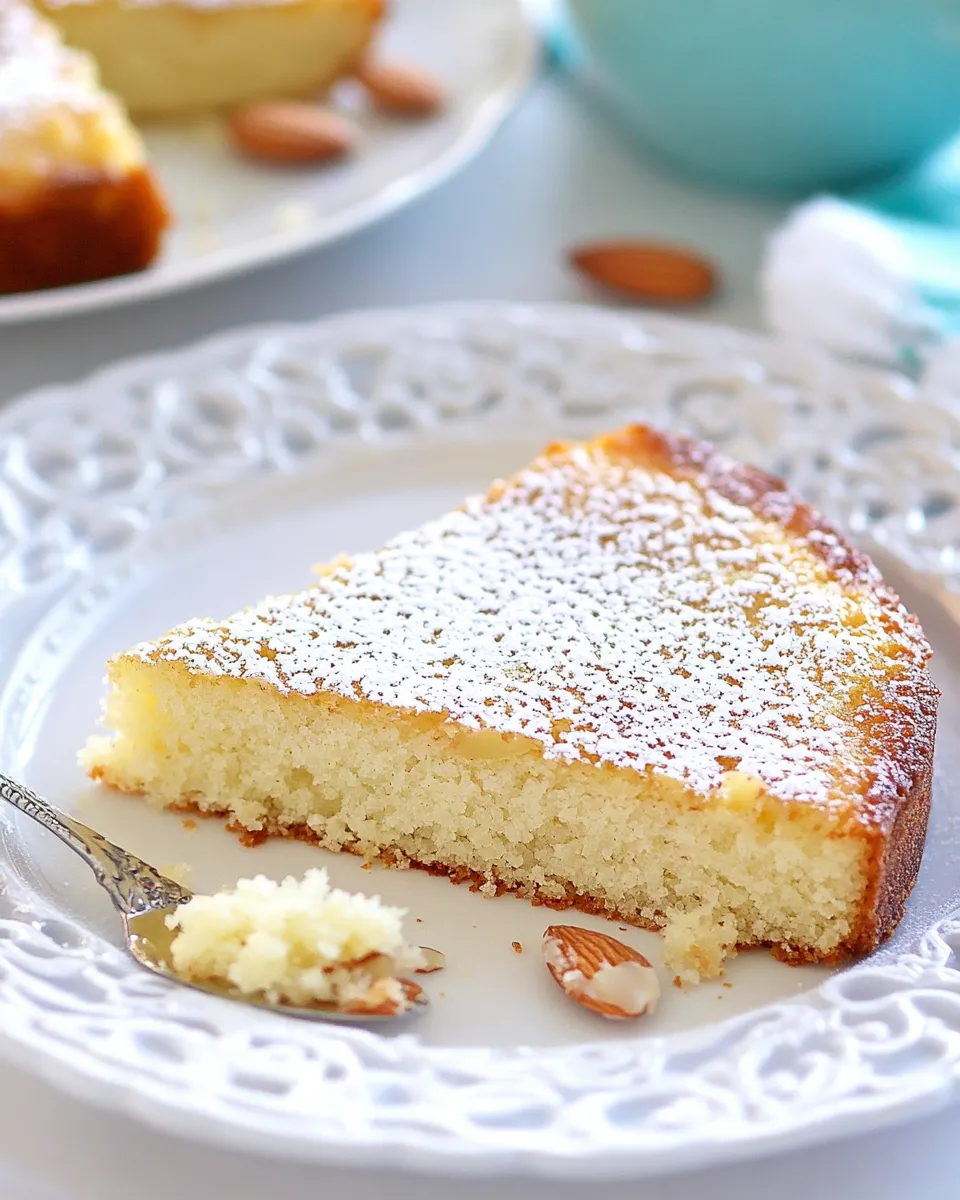 Easy 5-Minute Almond Cake photo