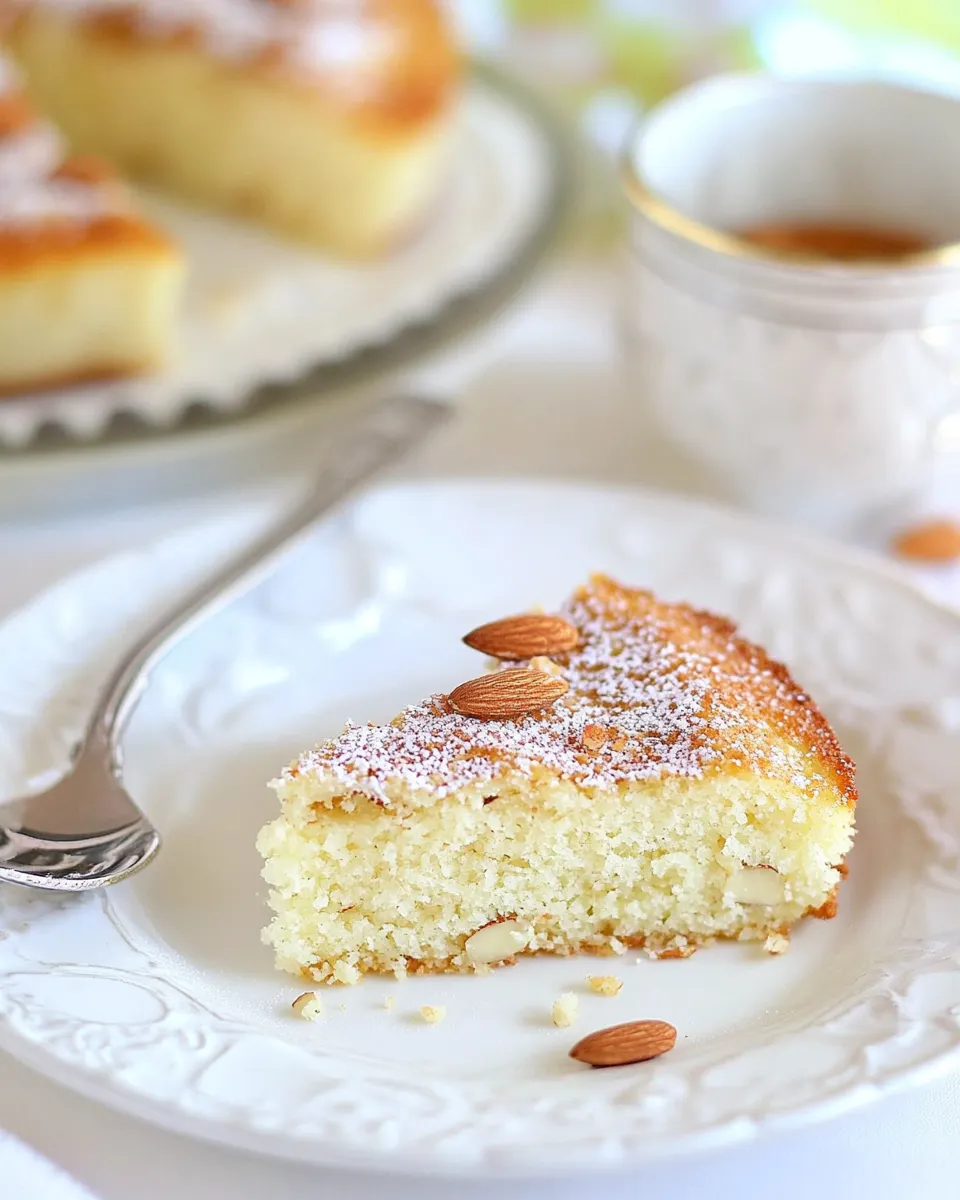 Homemade 5-Minute Almond Cake dish photo