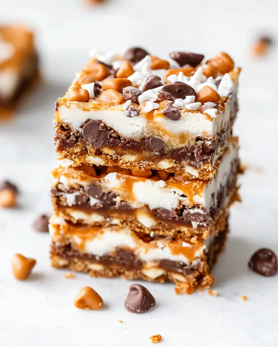 Easy 7 Layer Bars Recipe shot