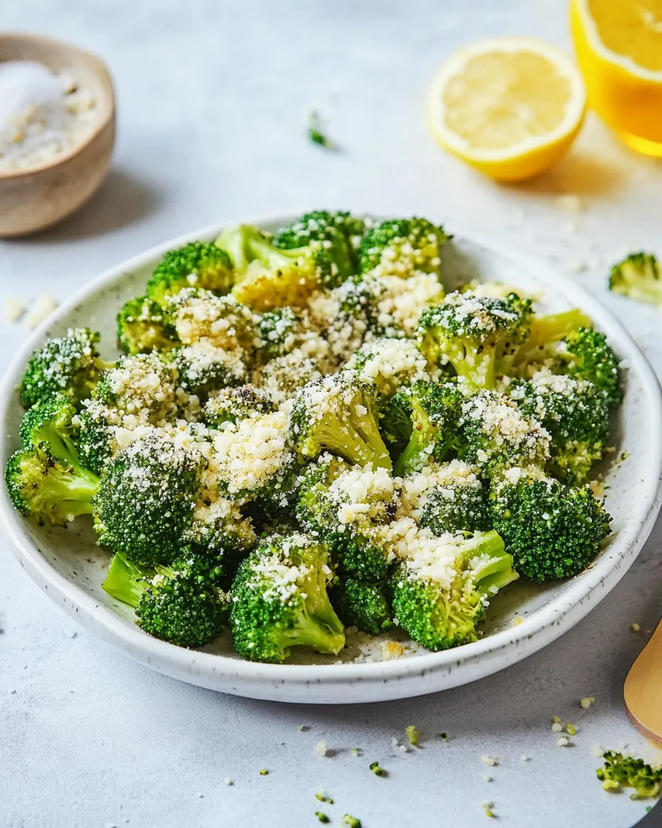 Tasty Air-Fryer Broccoli shot