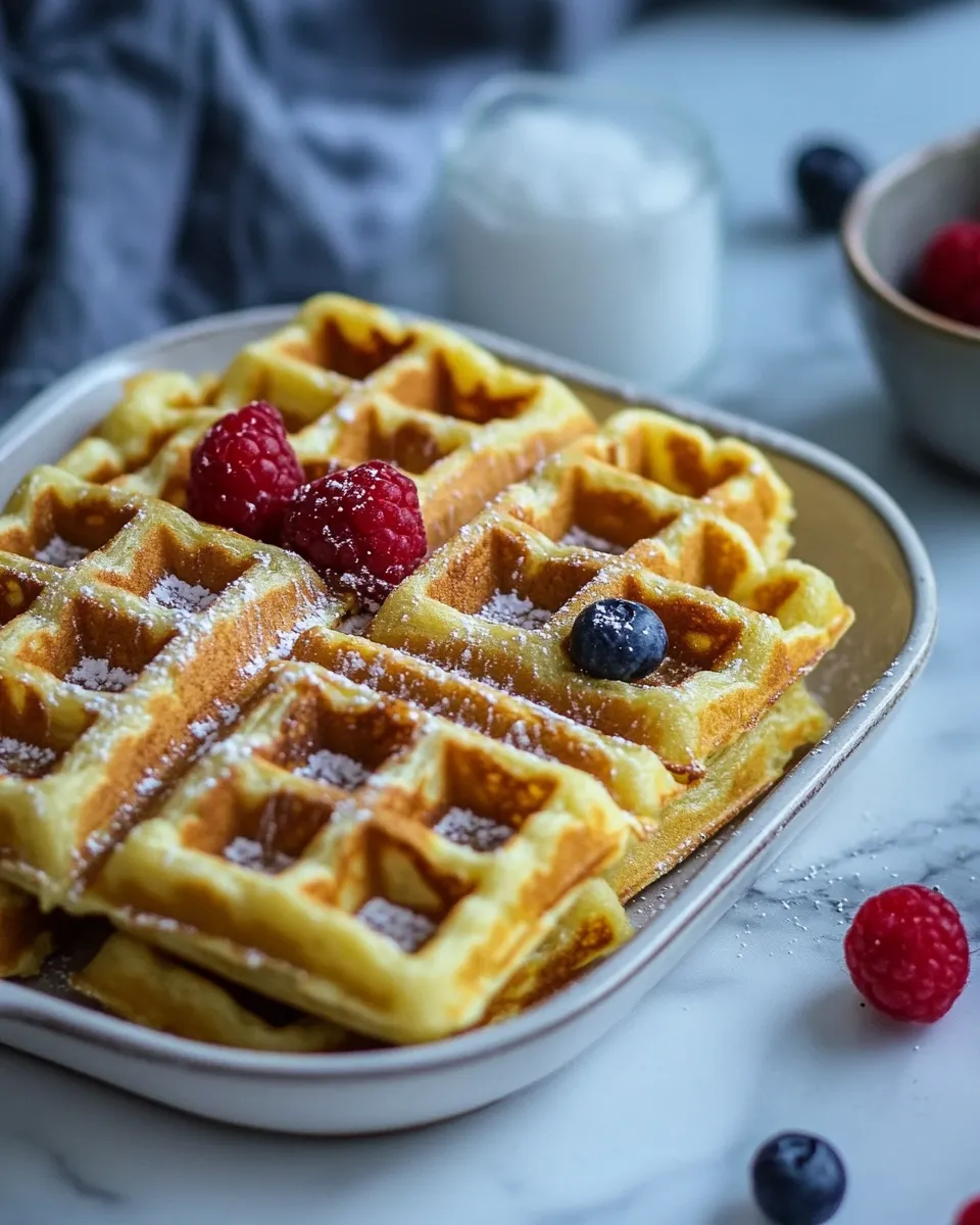 Quick Air-Fryer Frozen Waffles recipe photo