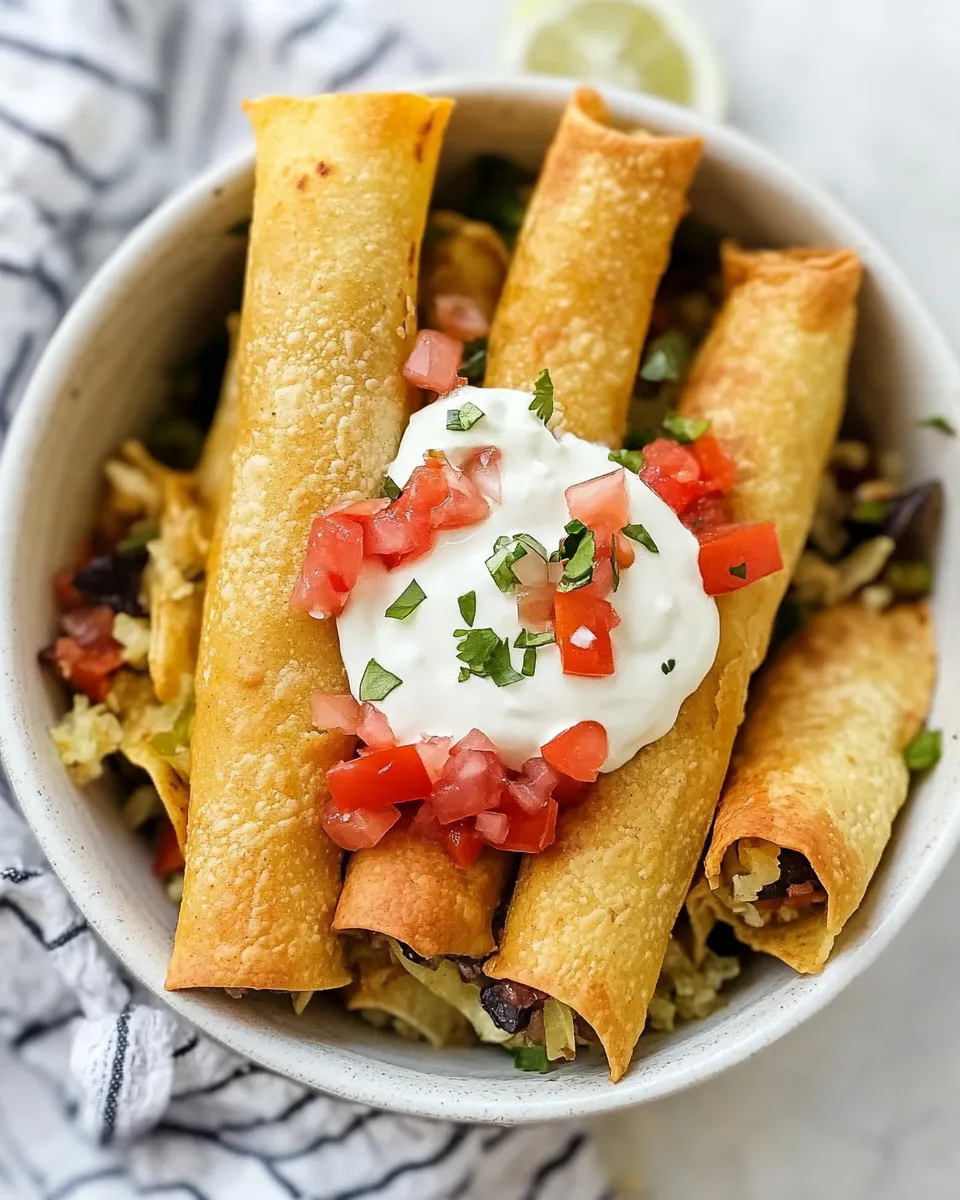 Delicious Air Fryer Frozen Taquitos image
