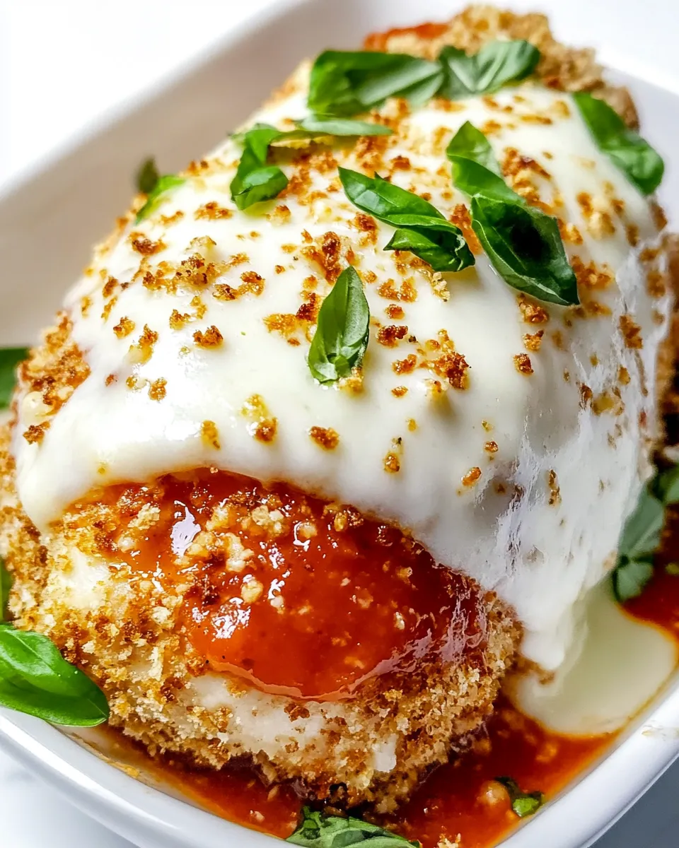 Delicious Air Fryer Stuffed Chicken Parmesan image