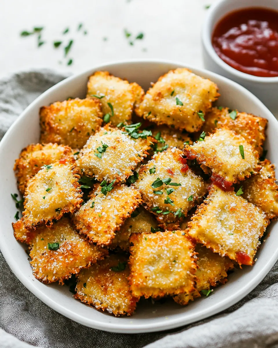 Easy Air Fryer Toasted Ravioli recipe photo