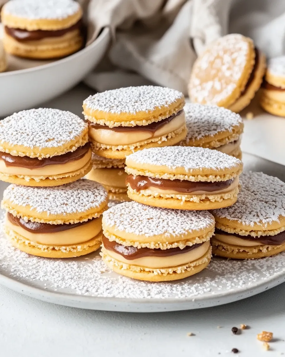Easy Alfajores (Dulce de Leche Sandwich Cookies) recipe photo
