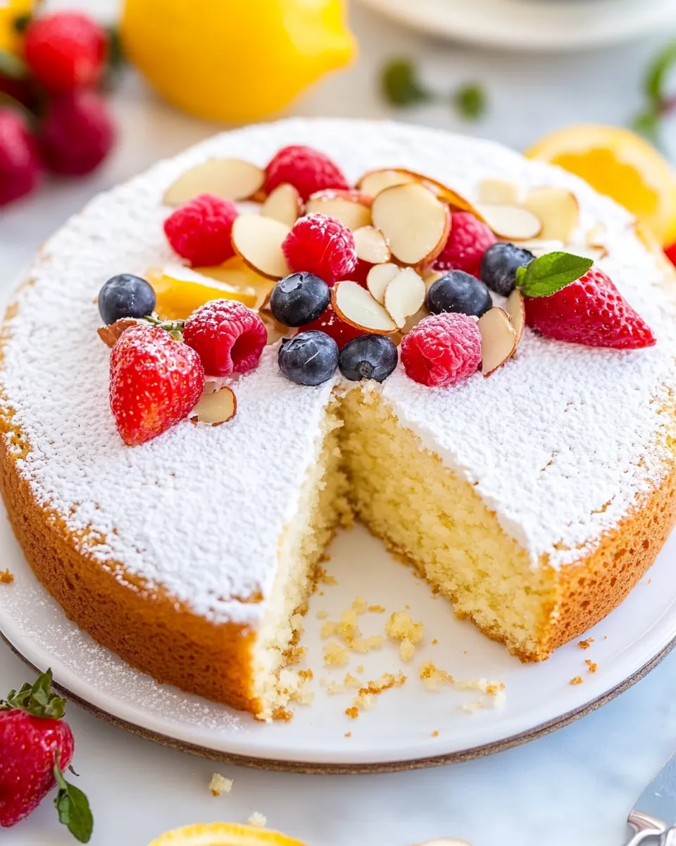 Classic Almond Flour Cake image