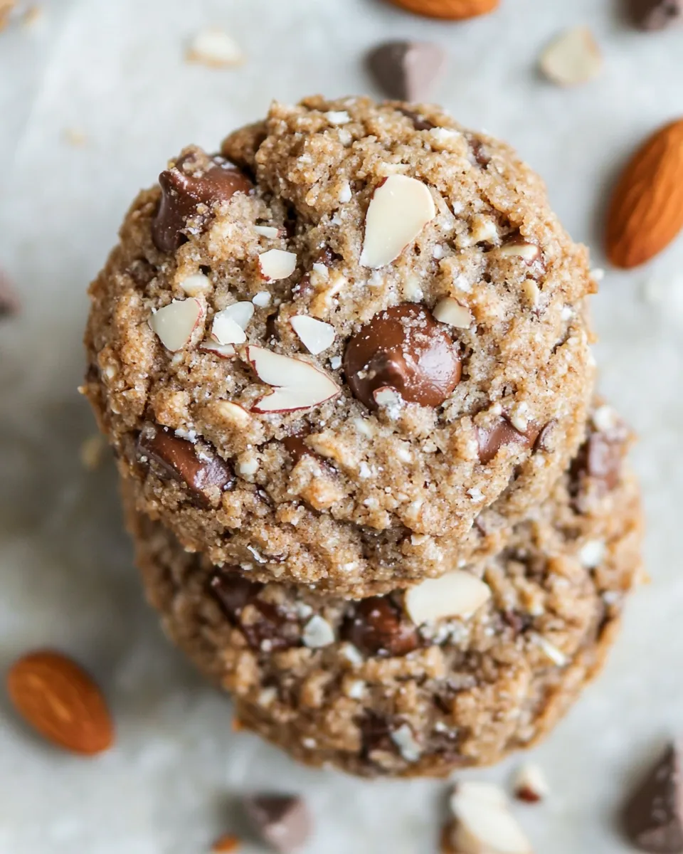 Delicious Almond Flour Cowboy Cookies shot