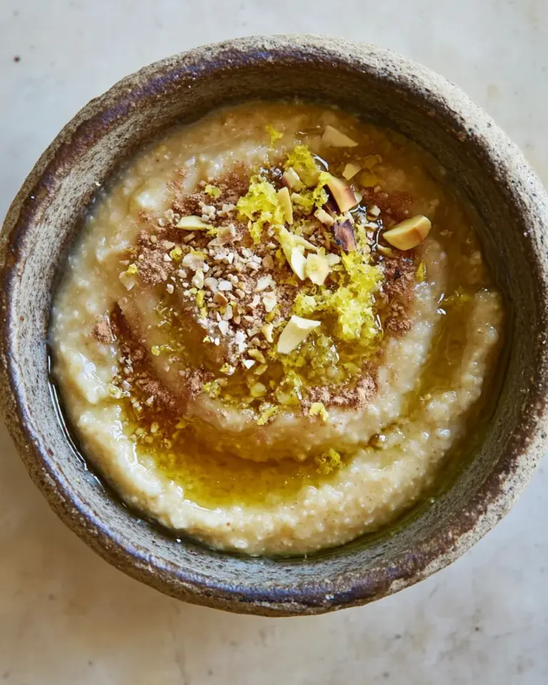 Homemade Amaranth Porridge with Maple-Meyer Lemon Curd photo