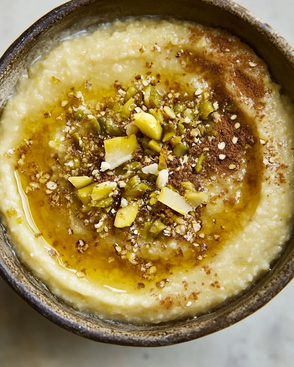 Easy Amaranth Porridge with Maple-Meyer Lemon Curd recipe photo