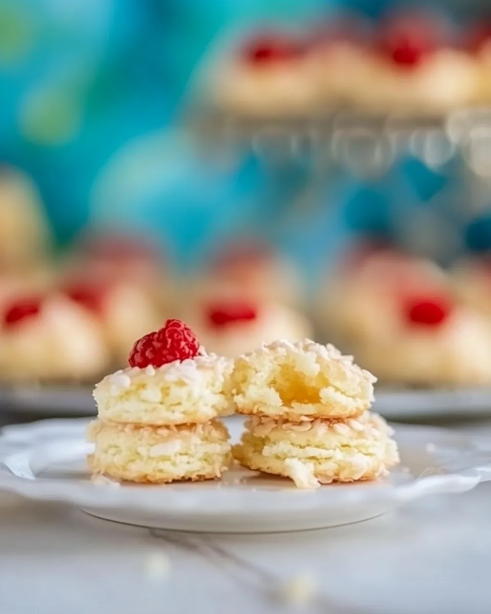 Homemade Ambrosia Macaroons Recipe photo