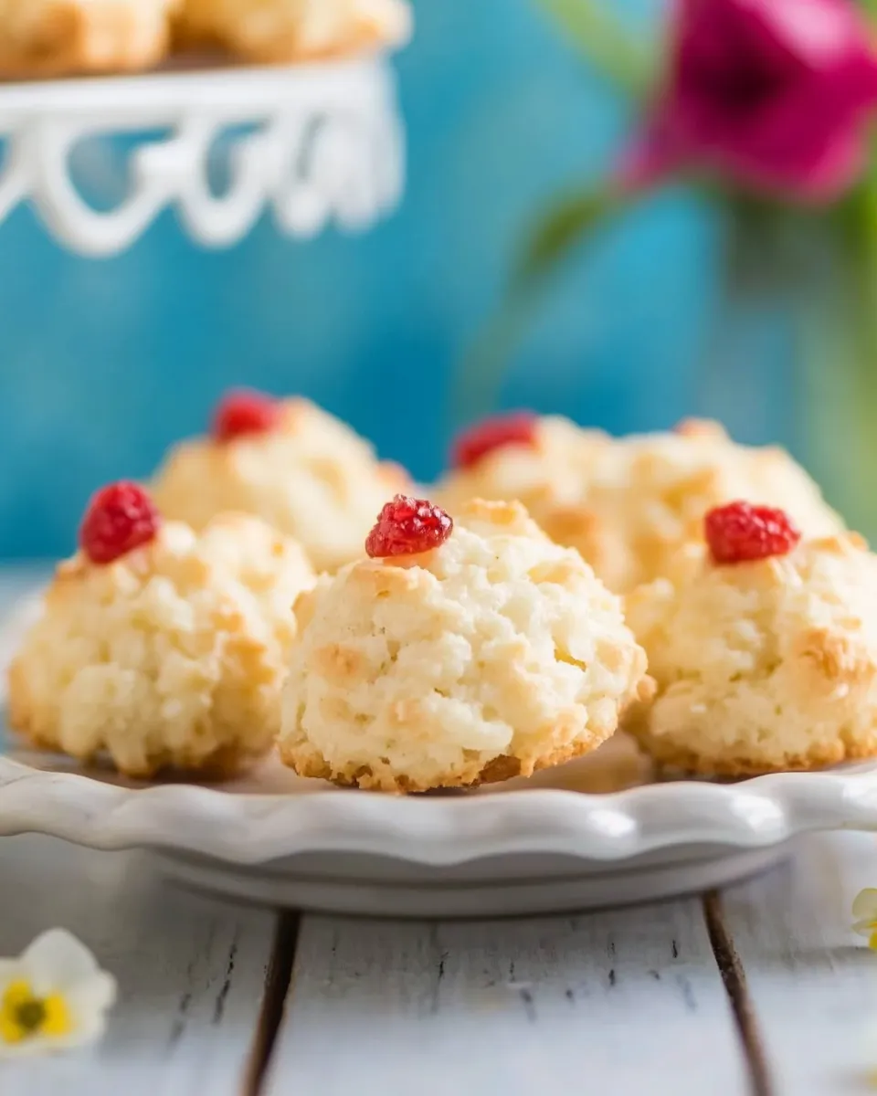 Delicious Ambrosia Macaroons Recipe image