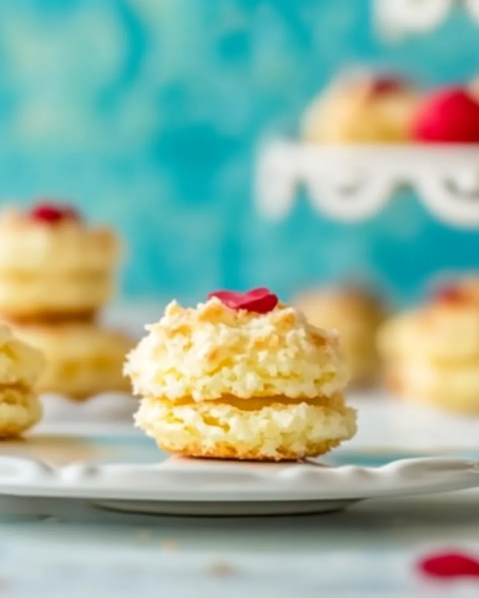 Easy Ambrosia Macaroons Recipe shot