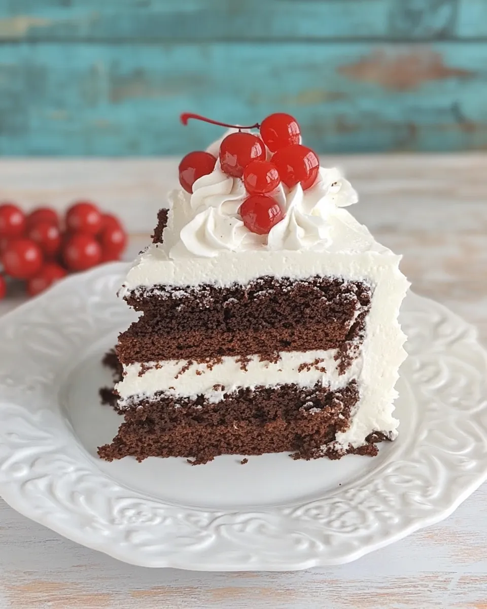 Delicious American Cakes Black Forest Cake shot
