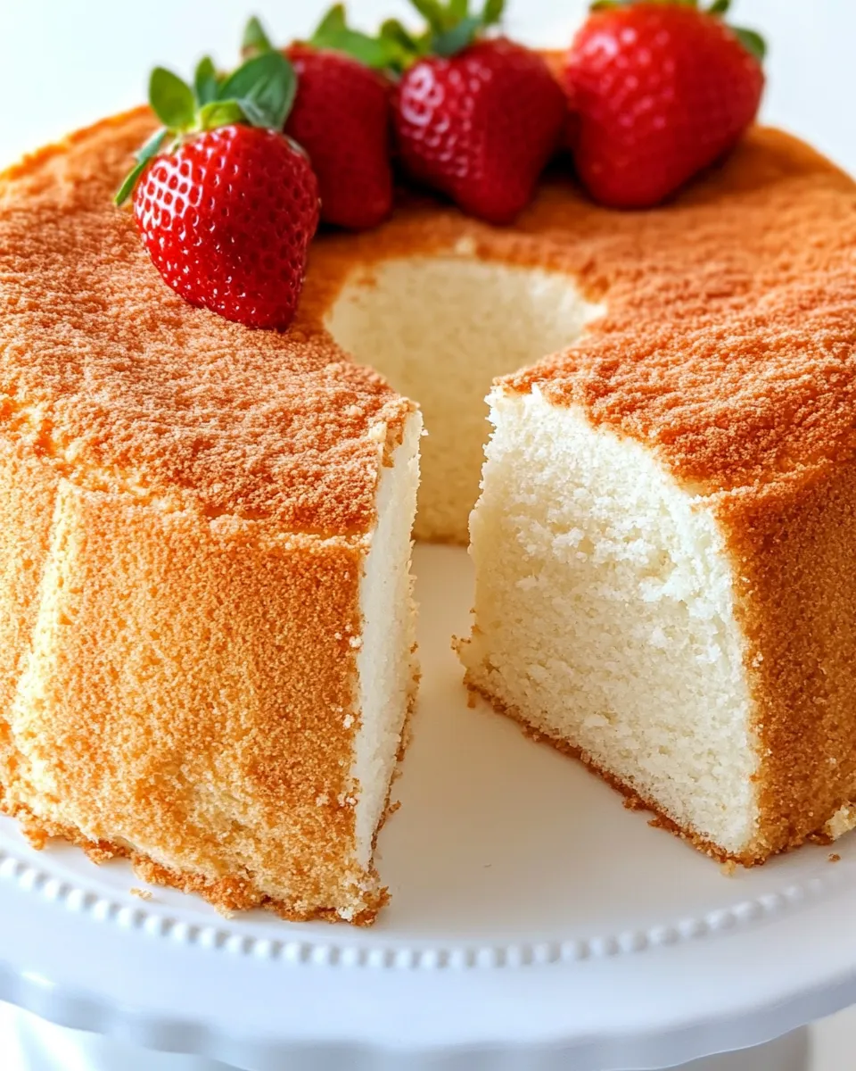Homemade Angel Food Cake Recipe photo