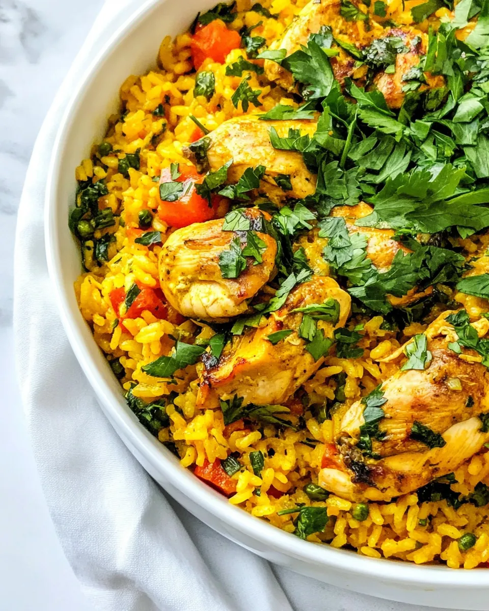 Delicious Arroz Con Pollo shot