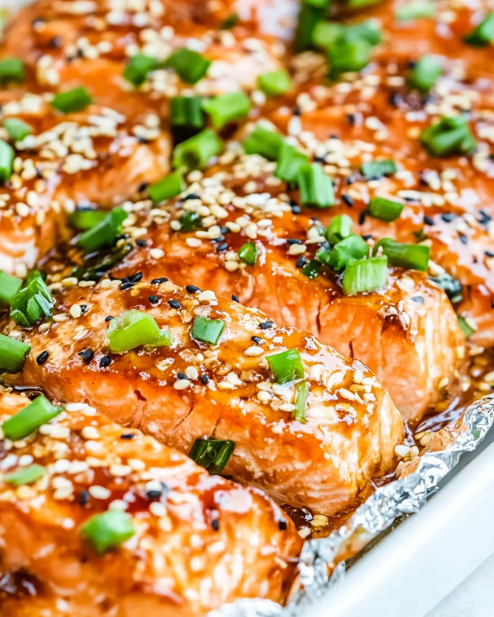 Best Asian Glazed Salmon in Foil recipe photo