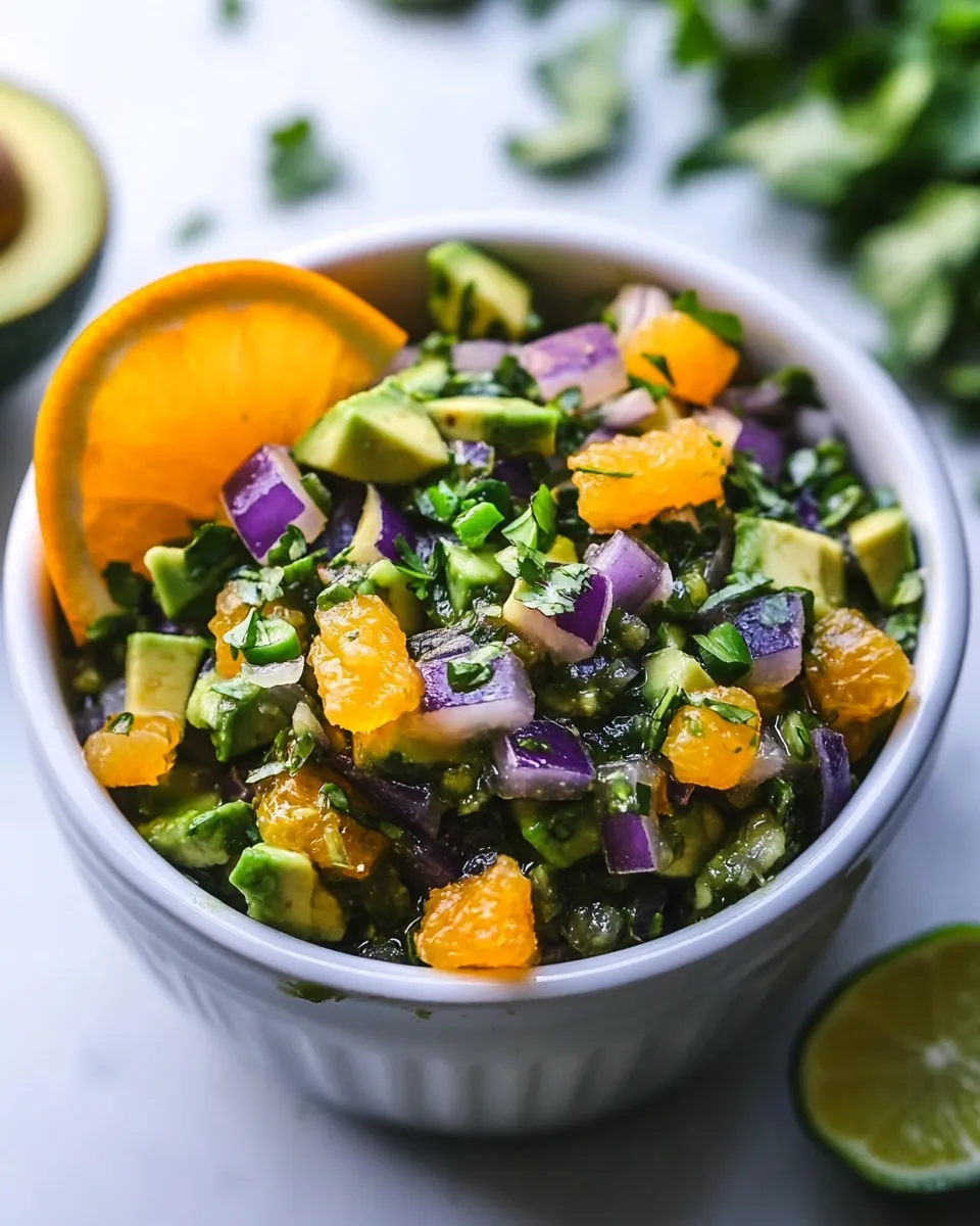 Homemade Avocado Orange Salsa photo