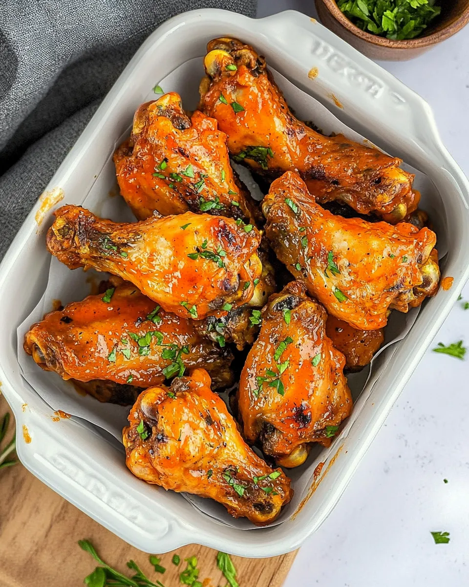 Homemade Baked Buffalo Chicken Wings photo
