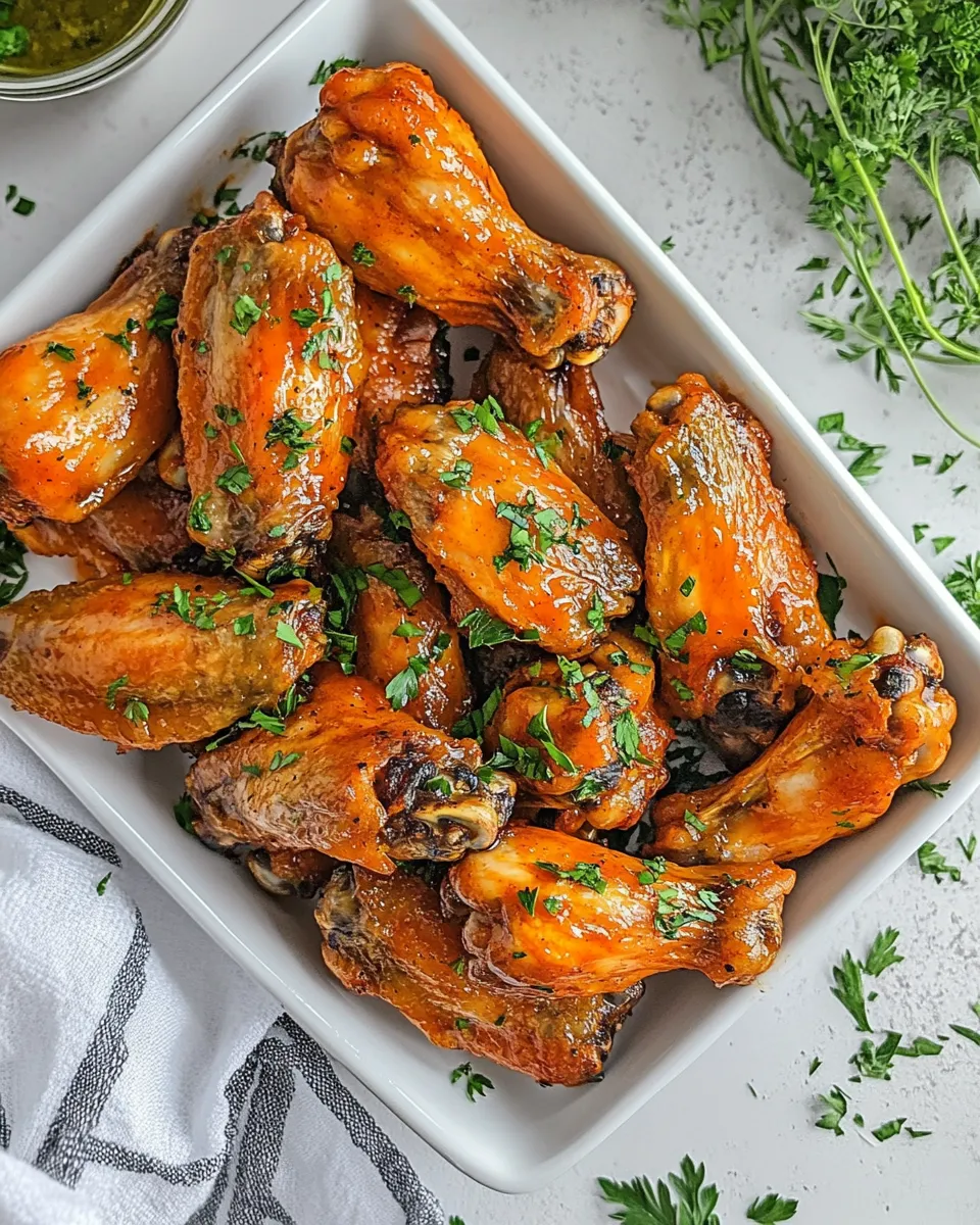Classic Baked Buffalo Chicken Wings image