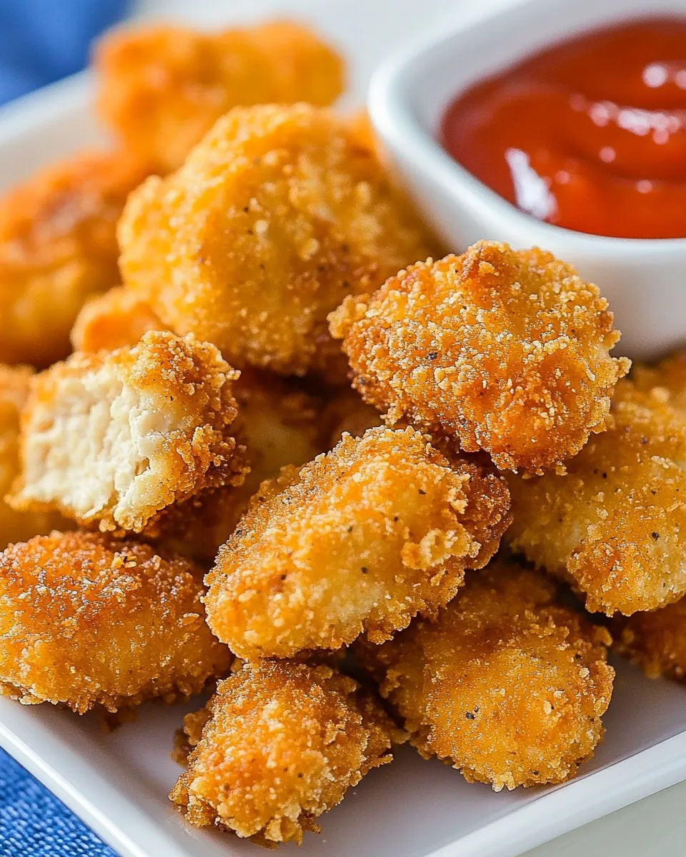 Classic Baked Chicken Nuggets Recipe image