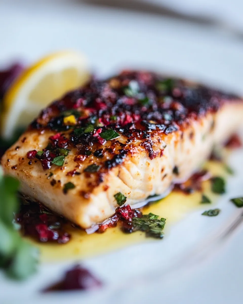 Quick Baked Mahi Mahi shot