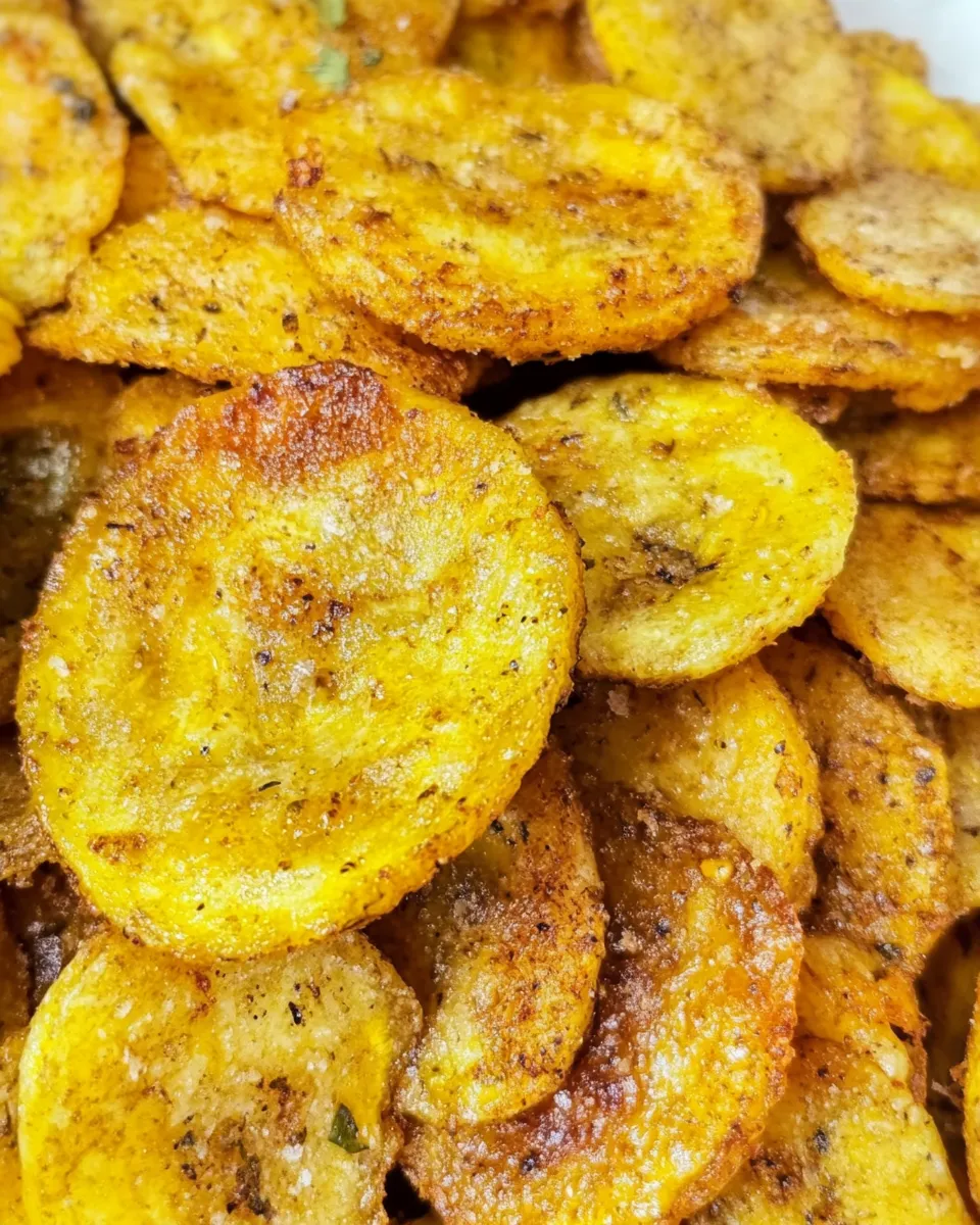 Homemade Baked Plantain Chips photo