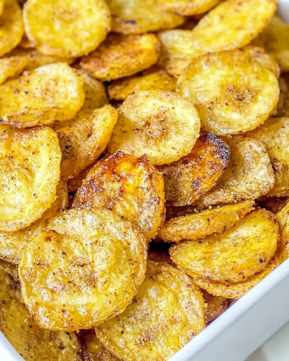 Easy Baked Plantain Chips recipe photo