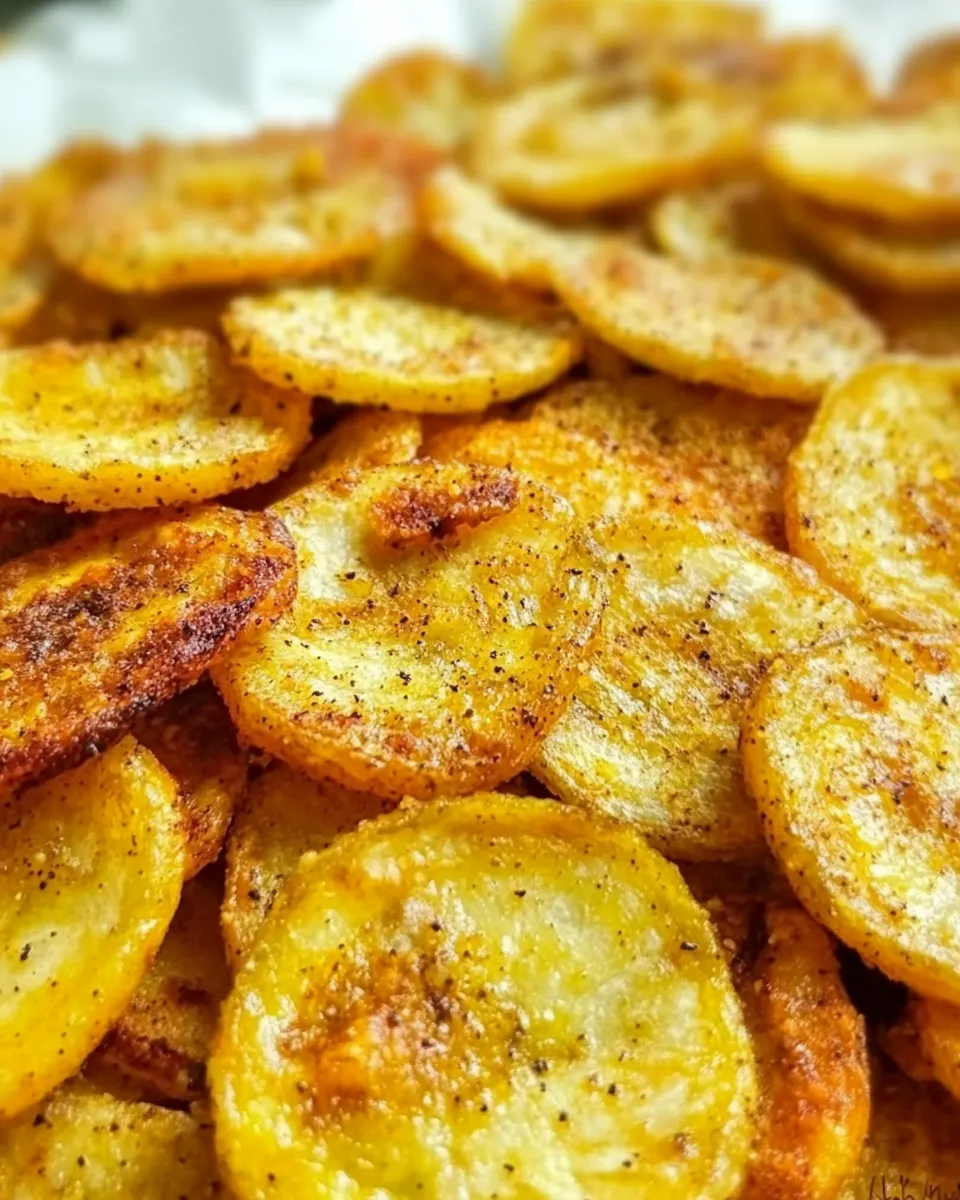 Delicious Baked Plantain Chips shot