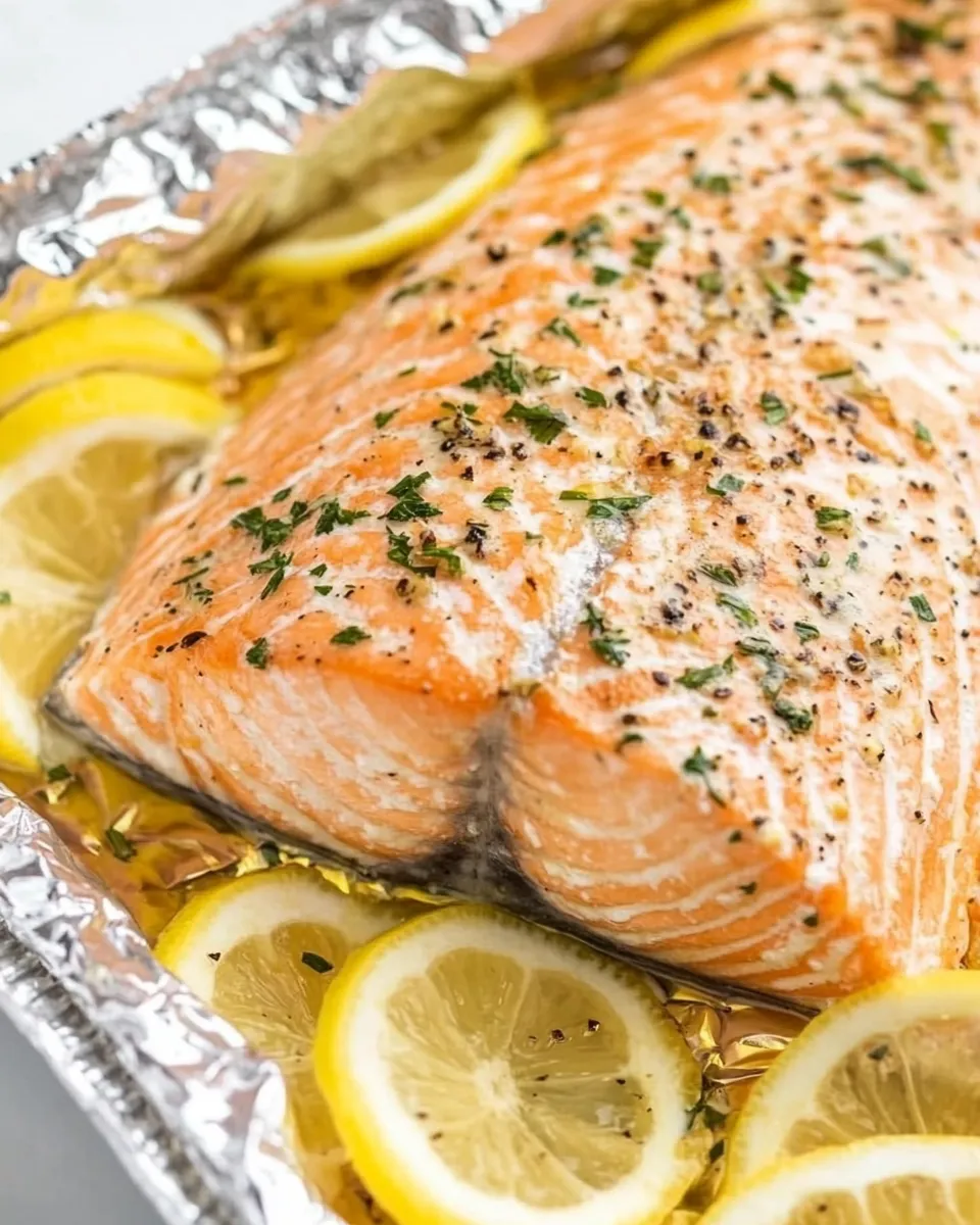 Easy Baked Salmon In Foil photo