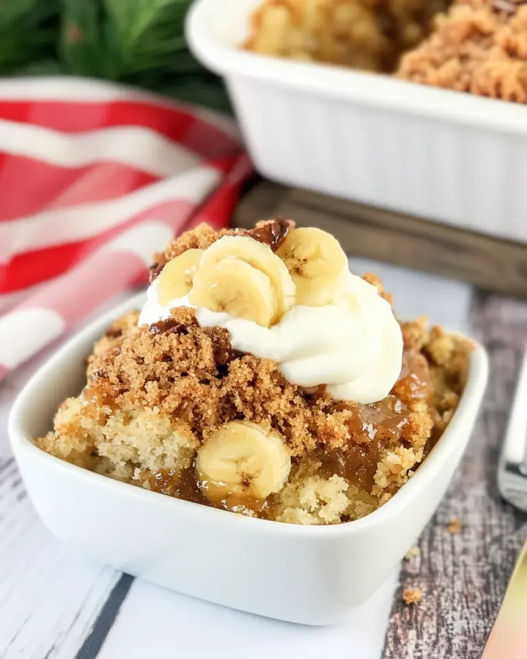Homemade Banana Bread Dump Cake photo